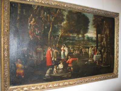 Village Festival by Agostino Carracci